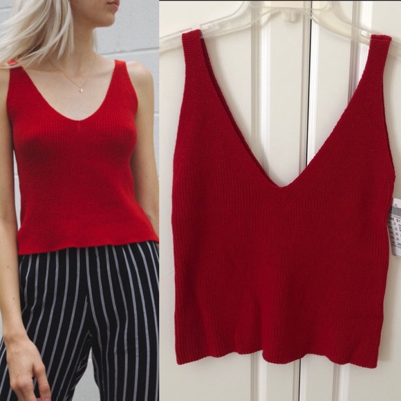 Brandy Melville Tops - Brandy Melville Knit Tank Top